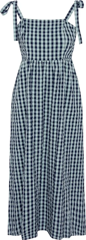 Abigail Gingham Midi Dress - Women's|-|Robe mi-longue Abigail Gingham - Femme Fashionable Wide Leg Midi Dress