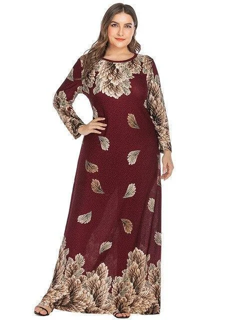 Iconic Beauty Plus Size Maxi Dress Elegant Lace Maxi Dress