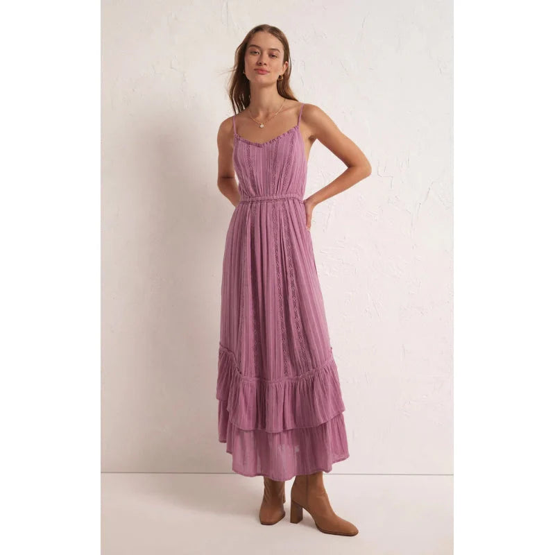 Z Supply Rose Maxi Dress | Dusty Orchird ROSE MAXI DRESS Trendy A-Line Maxi Dress