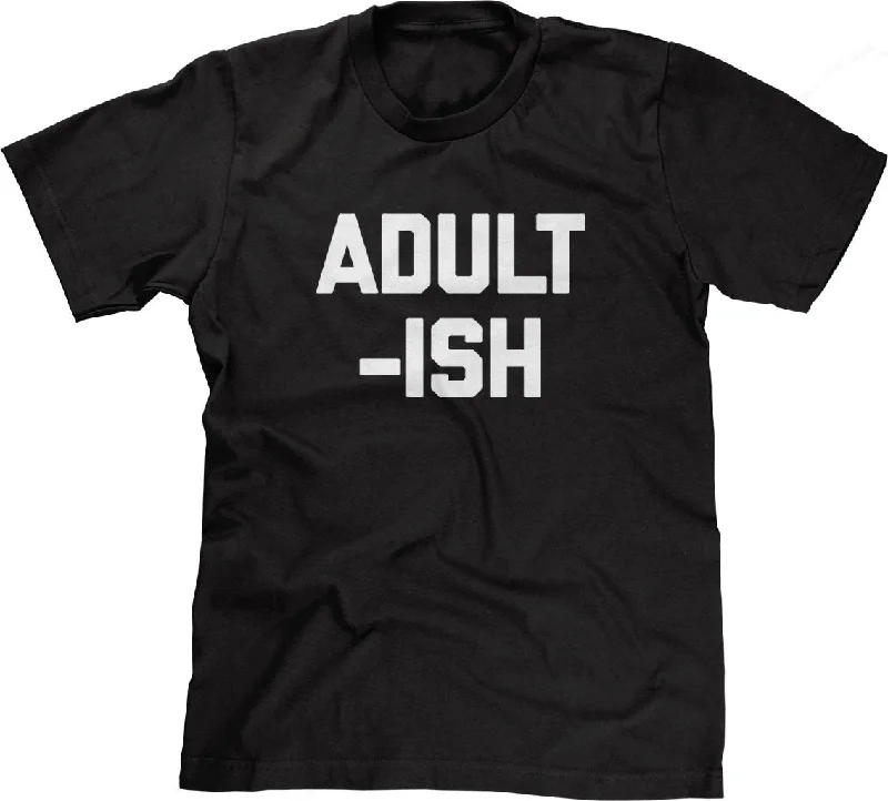 Adult-ish T-Shirt Solid Print Embellished