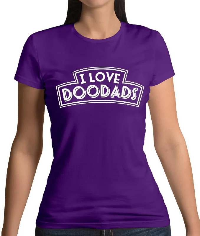 I Love Doodads Womens T-Shirt Houndstooth Herringbone Solid