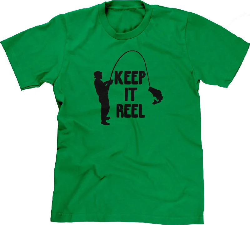 Keep It Reel T-Shirt Mesh Canvas Denim