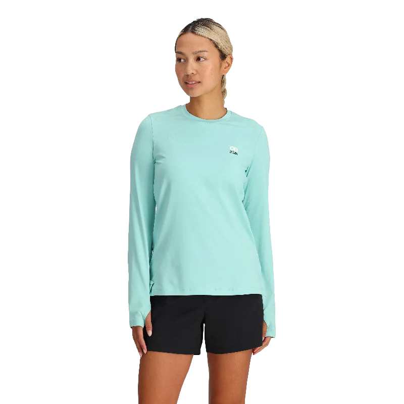 Outdoor Research ActiveIce Spectrum Sun Long Sleeve Tee - Womens Houndstooth Herringbone Solid