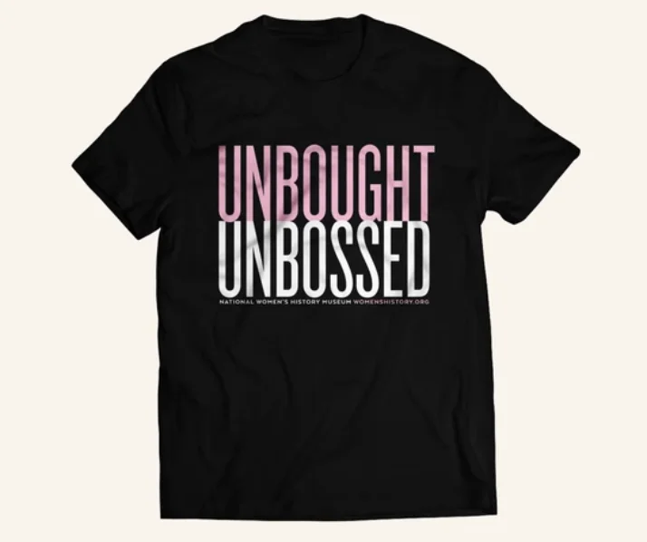 Unbought Unbossed Tee Fashionable Trendy Casual