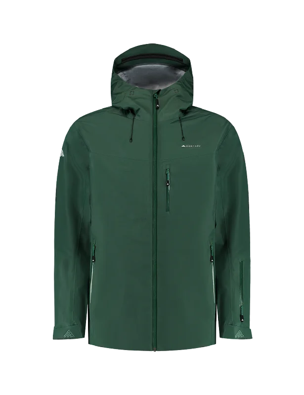 All weather Hardshell Jacket Dark Green | Men V-Neck Jacket Boat Neck Jacket Square Neck Jacket