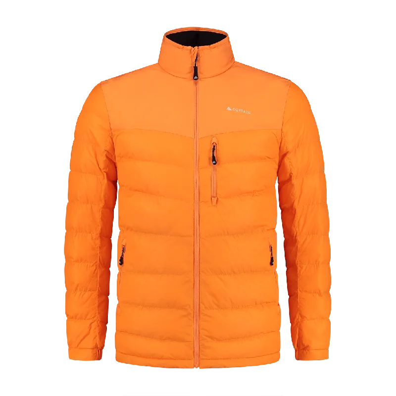 Recycled Mid-layer Jacket Orange | Men Corduroy Jacket Velvet Jacket Brocade Jacket