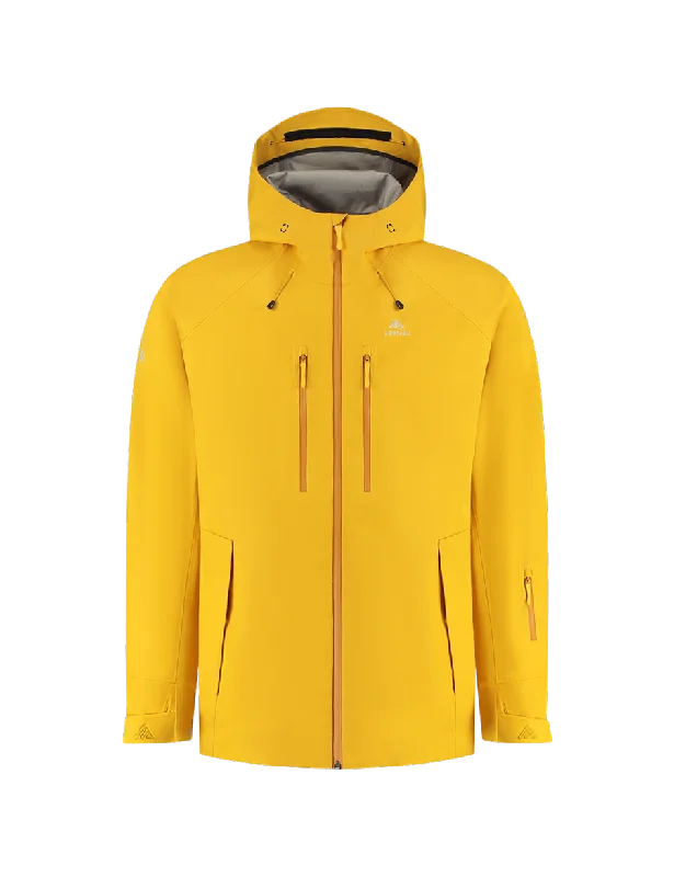 Mountain Hardshell Jacket 7M Yellow | Men Satin Jacket Silk Jacket Chiffon Jacket