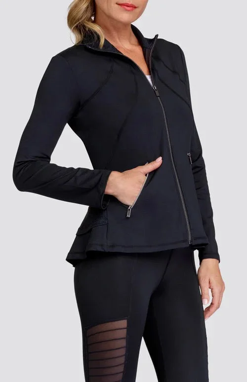 New Tail Activewear Rachel Jacket - Onyx MSP$82 Wool Jacket Cashmere Jacket Tweed Jacket