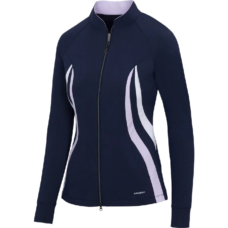 New Women's Greg Norman Solar XP Warp Knit Full-Zip Jacket MSP$99 Cotton Fabric Linen Fabric Terry Fabric