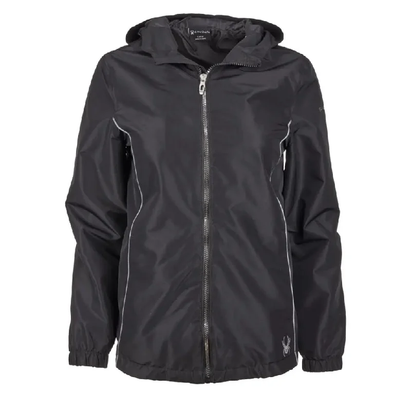 New Women's Spyder Full-Zip Windbreaker Jacket MSP$99 Wool Jacket Cashmere Jacket Tweed Jacket