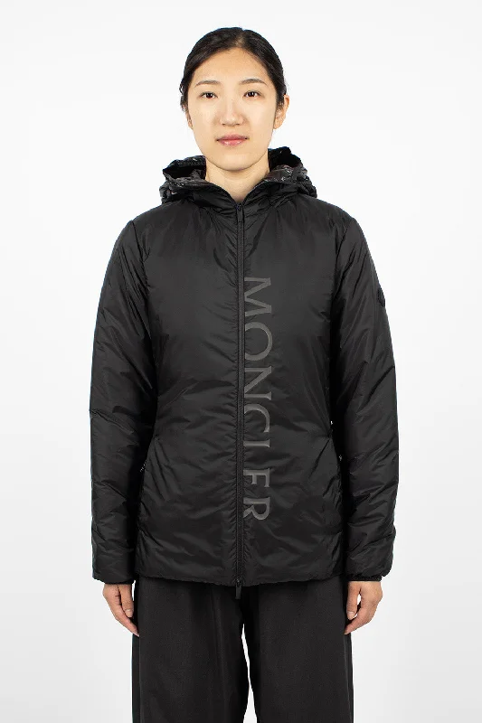 Sepik Down Jacket Black Bomber Jacket Anorak Windbreaker