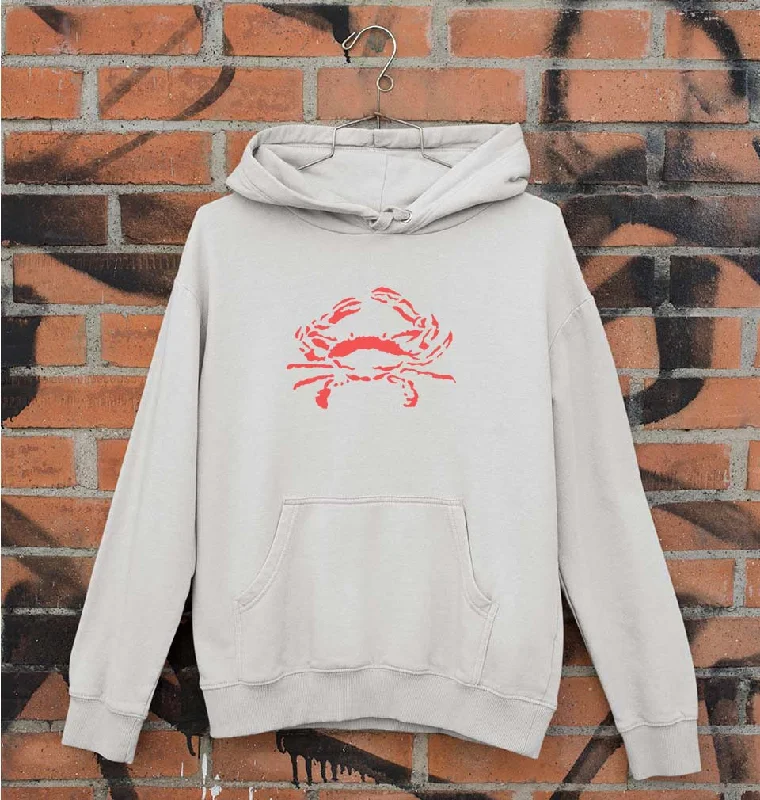 crab Unisex Hoodie for Men/Women Hoodie with Hem Ribbing Snug Secure