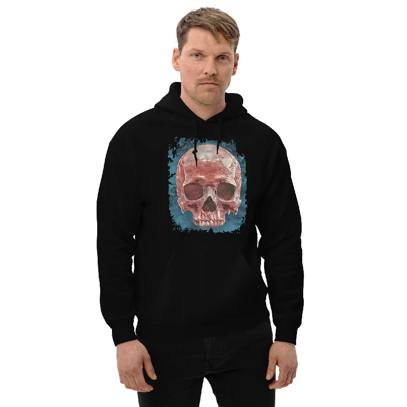 Front Mystical Blood Skull Voodoo Goth Fashion Unisex Hoodie Sweatshirt Graphic Hoodie Design Print