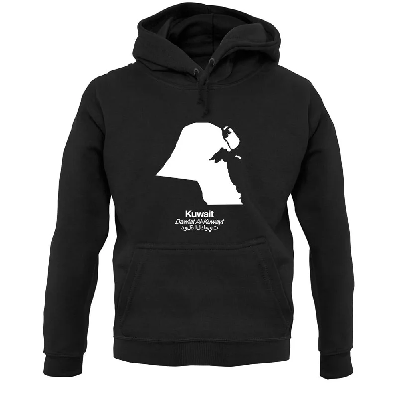 Kuwait Silhouette Unisex Hoodie Hoodie with Relaxed Fit Easy Casual