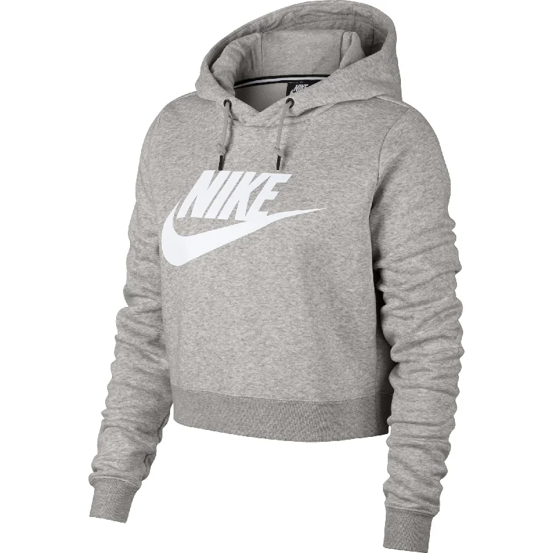 Nike Sportswear Rally Women's Cropped Hoodie Grey Hoodie with Cropped Fit Short Trendy