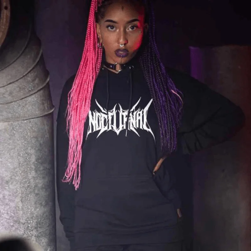 Nocturnal Zombie Oversized Hoodie (unisex) Hoodie with Back Slit Movement Comfort