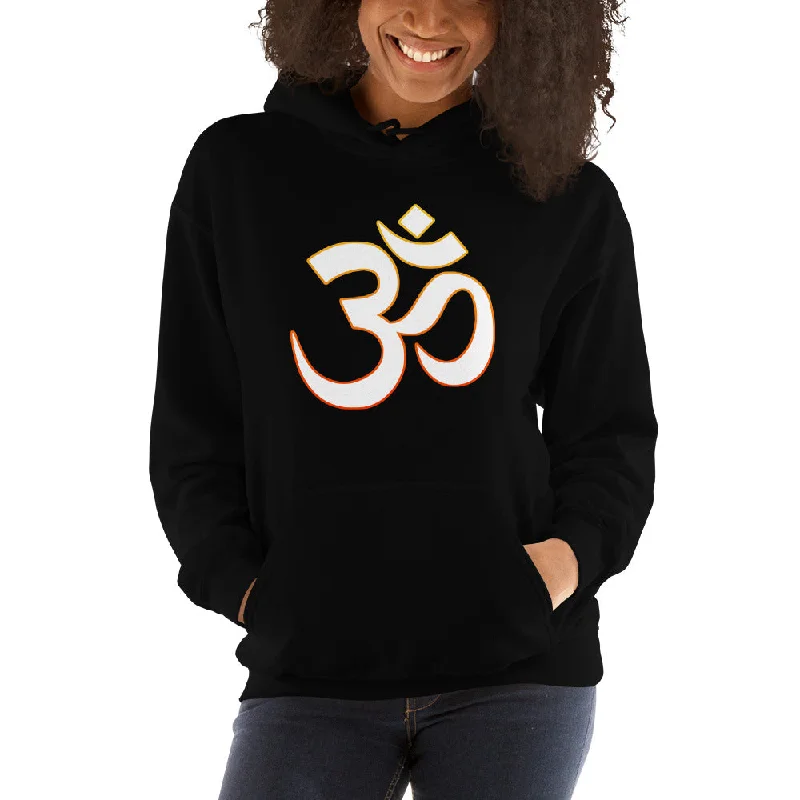 OM Sacred Spiritual Vibration of the Universe Unisex Hoodie Sweatshirt Hoodie with Hem Drawcord Adjustable Customizable