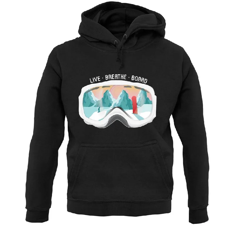 Snowgoggles - Snowboard Unisex Hoodie Hoodie with Cropped Fit Short Trendy