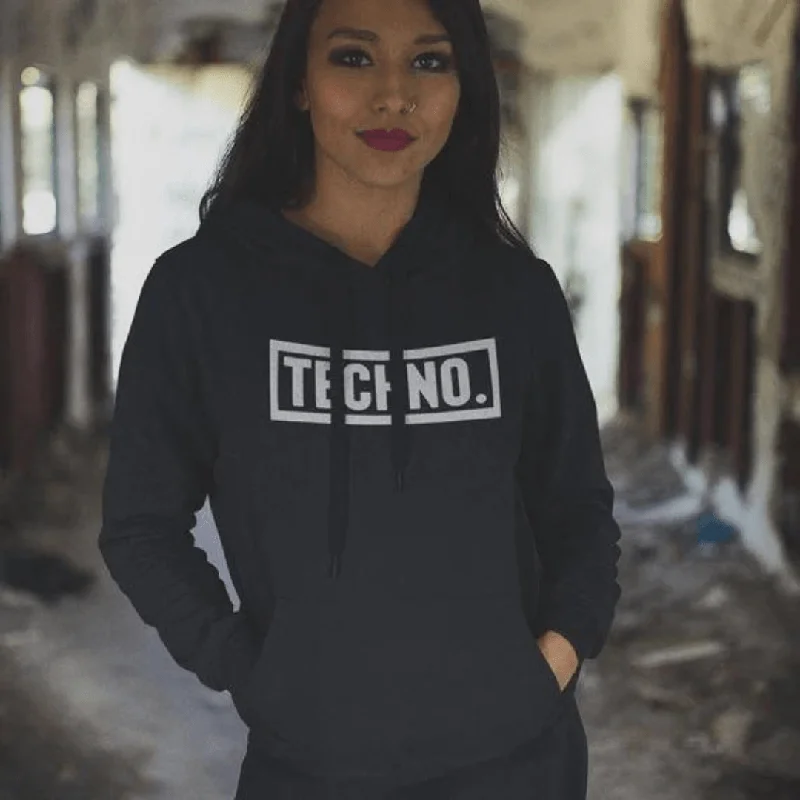 Techno Dot Premium Hoodie Hoodie with Emblem Brand Identity