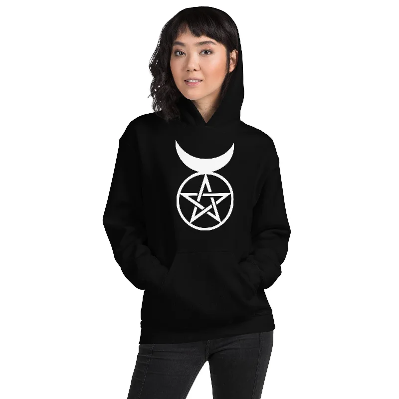 The Horned God Wicca Neopaganism Symbol Hoodie Sweatshirt Hoodie with Illustration Artistic Creative