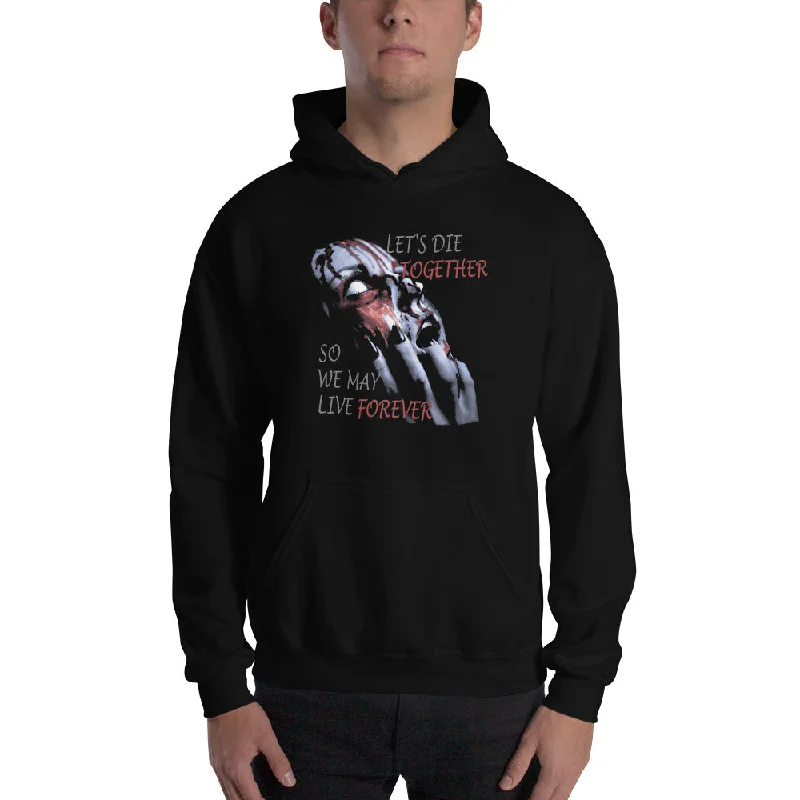 Together Forever Horror Gothic Fashion Unisex Hoodie Sweatshirt Graphic Hoodie Design Print