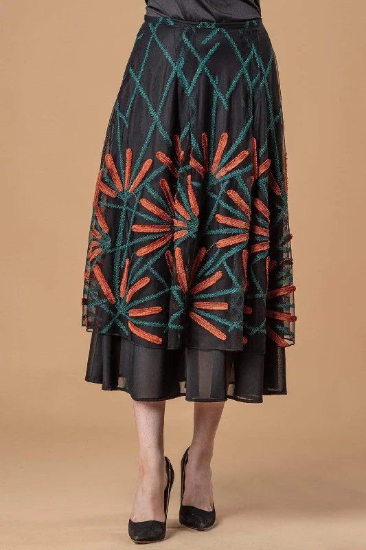 Flannery Skirt - Cattail chiffon skirt delicate