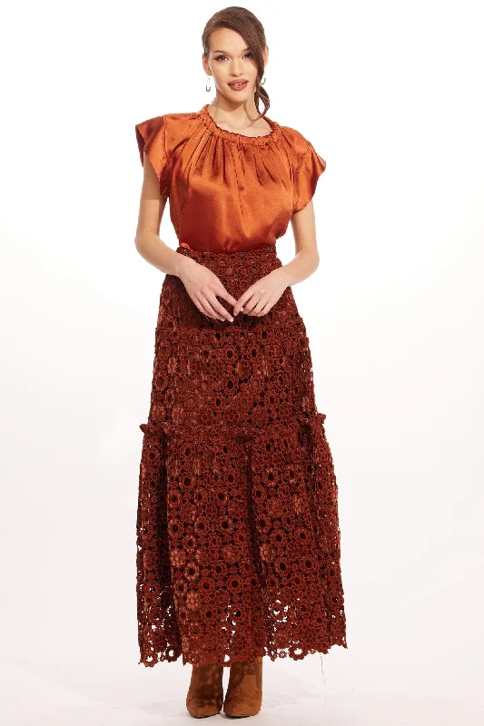 Melville Skirt – Sumatra Lace chiffon skirt delicate