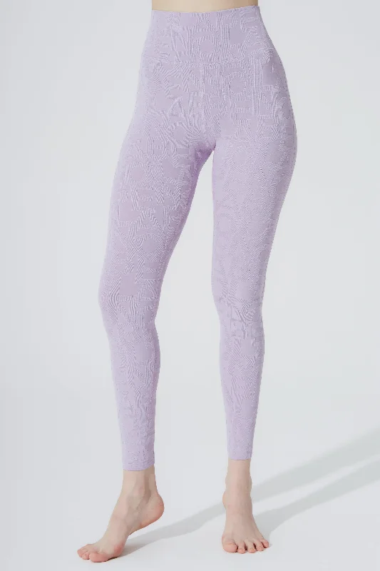 Classic Déese Fleur Legging 3D - Lavender Stylish Sporty Performance Leggings