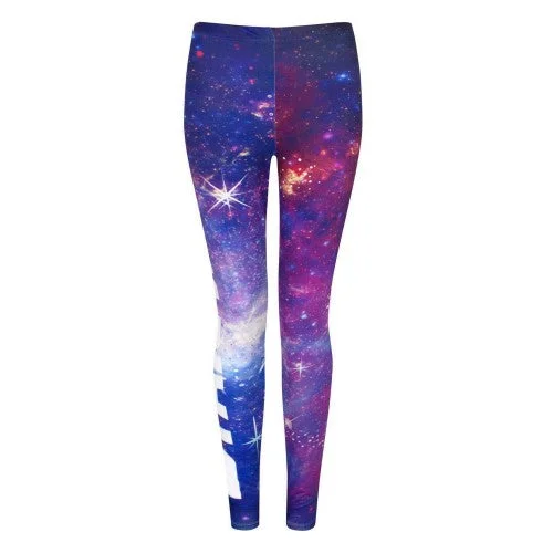 Star Wars Womens/Ladies Cosmic Leggings Comfortable Ribbed Waistband Leggings