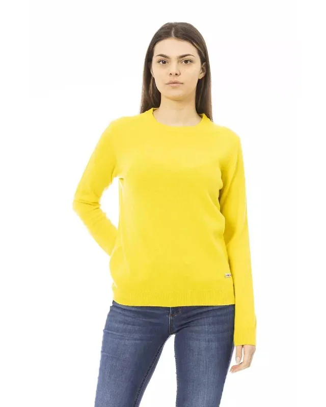 Baldinini Trend Cashmere Sweater for Women Welt Pockets Slit Pockets Flap Pockets