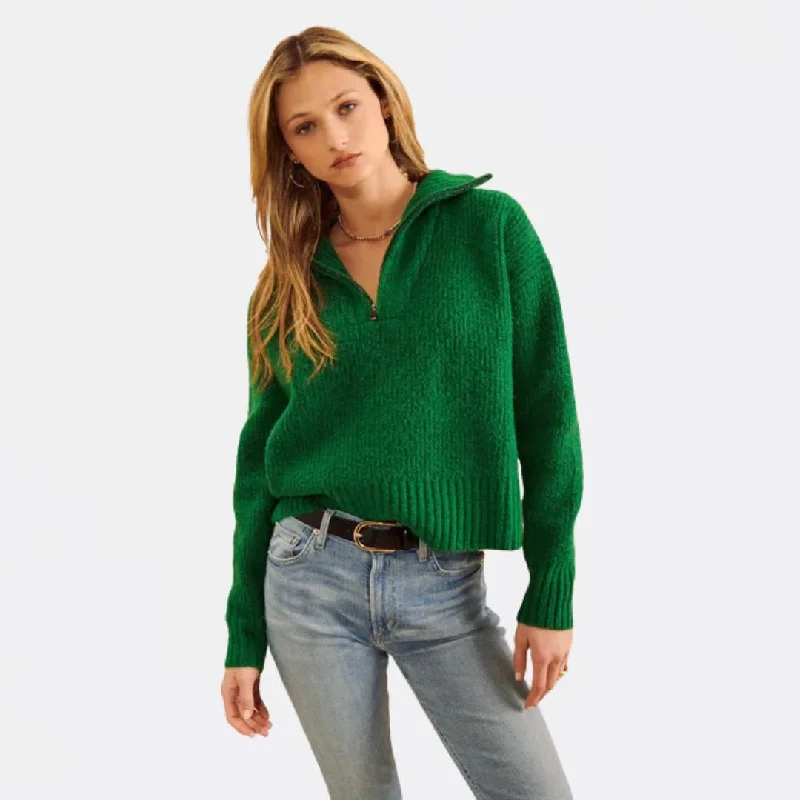 Atlas Sweater (Clover) Stylish Fashionable Trendy