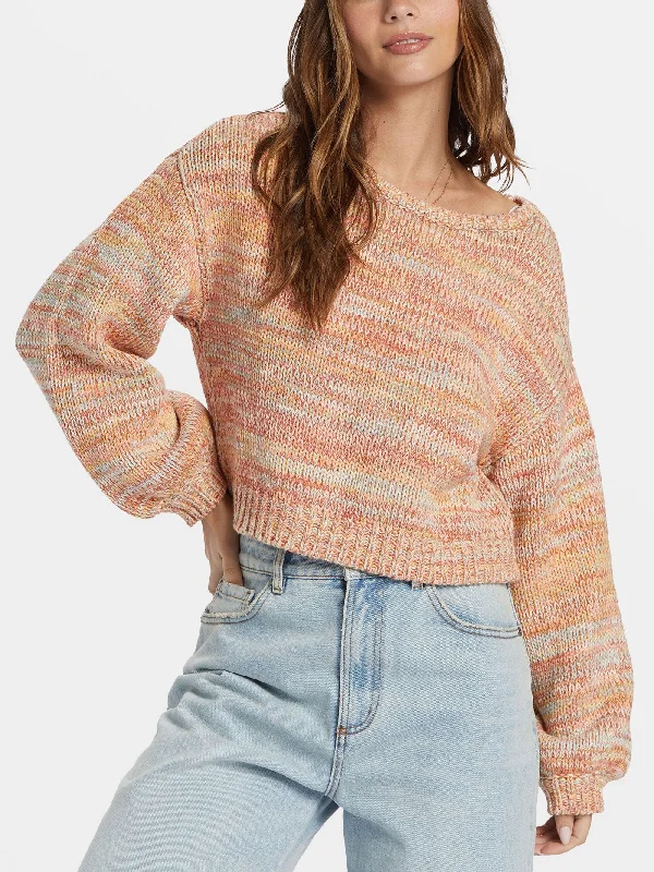 Vivid Sun Sweater Layered Multi-layer Single Layer