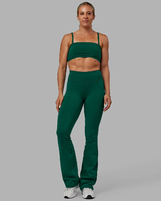 Everyday Flared X-Long Leggings - Malachite Cozy Sweat-Wicking Leggings