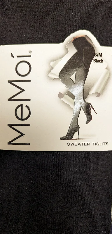 Memoi Ladies Flat Cotton Sweater Tights - Black MO-325 Satin Fabric Silk Fabric Chiffon Fabric