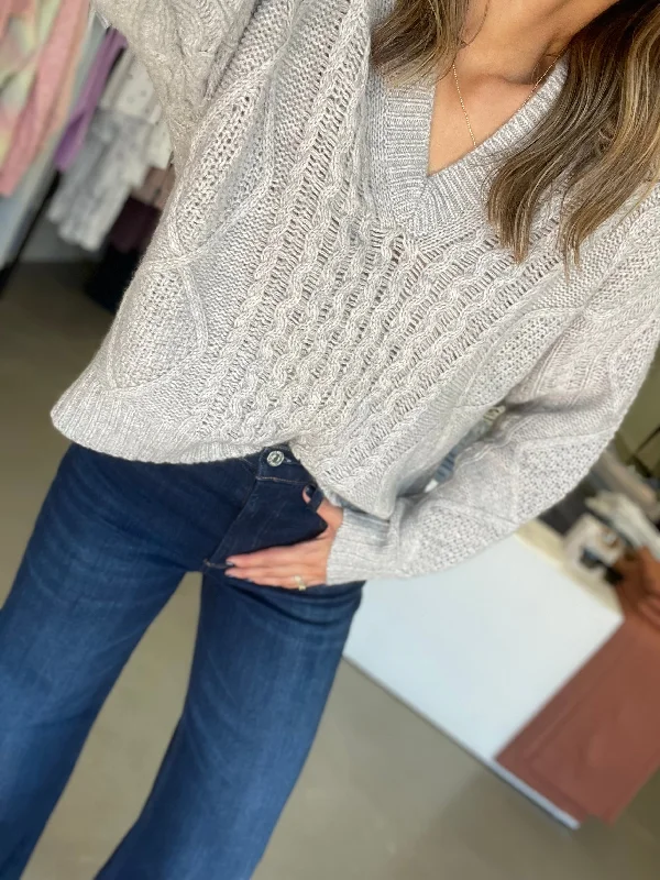 Moira Sweater Front Pockets Side Pockets Patch Pockets