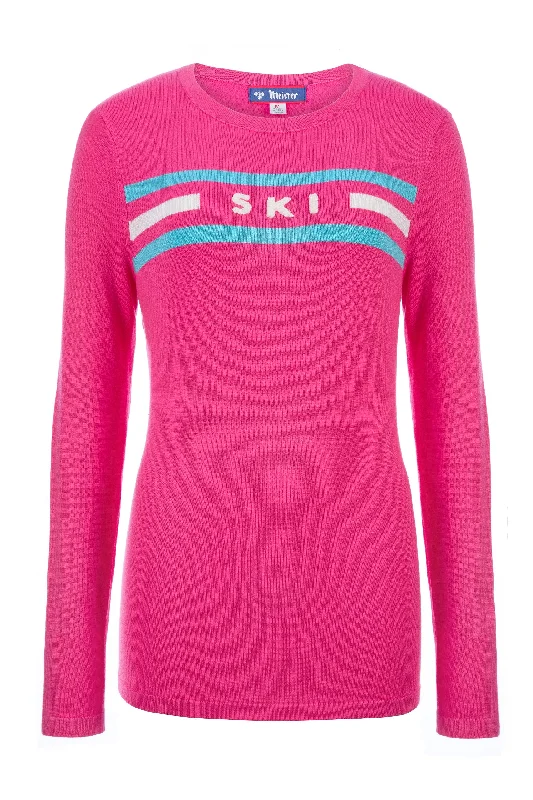 Ski Sweater Chenille Brocade Lace