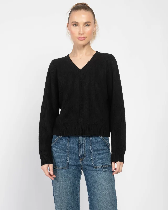 Korina Sweater Boat Neck Shawl Collar Notched Collar