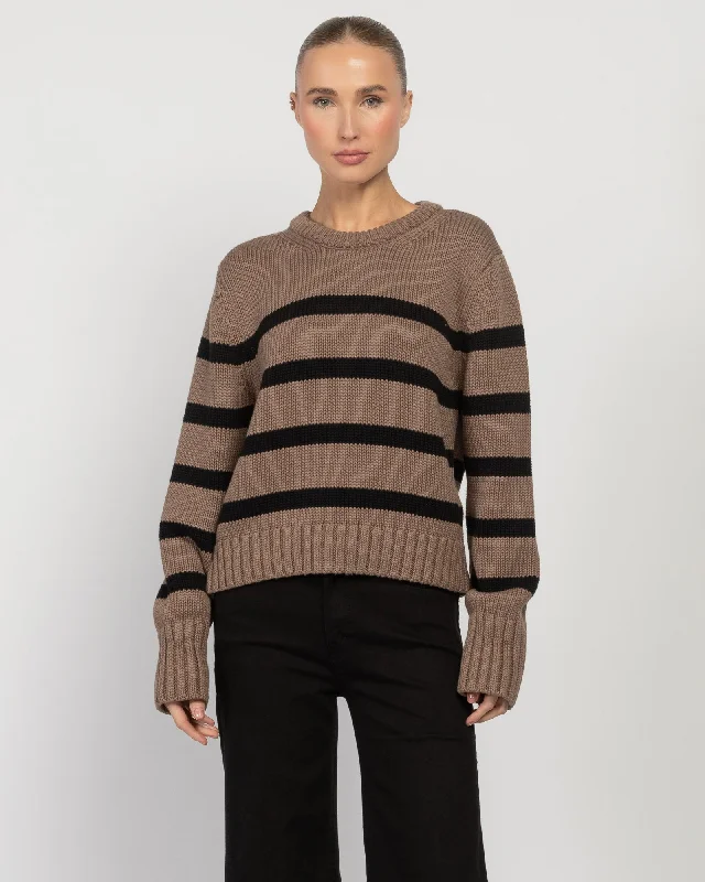 Stripe Sweater Modern Contemporary Chic