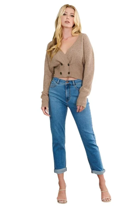 Classic Mom Jeans Comfortable Boyfriend Jeans