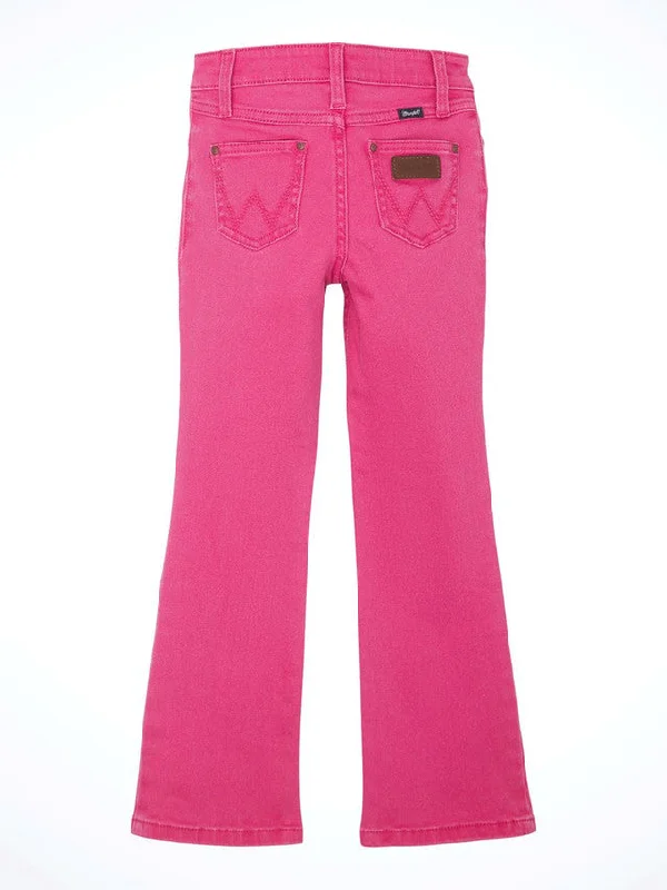 Girl's Pink Wrangler Jeans Chic Vintage-Inspired Denim Jeans