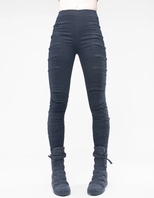 JEANS LEGGINGS ENGINE Chic Double Waistband Jeans