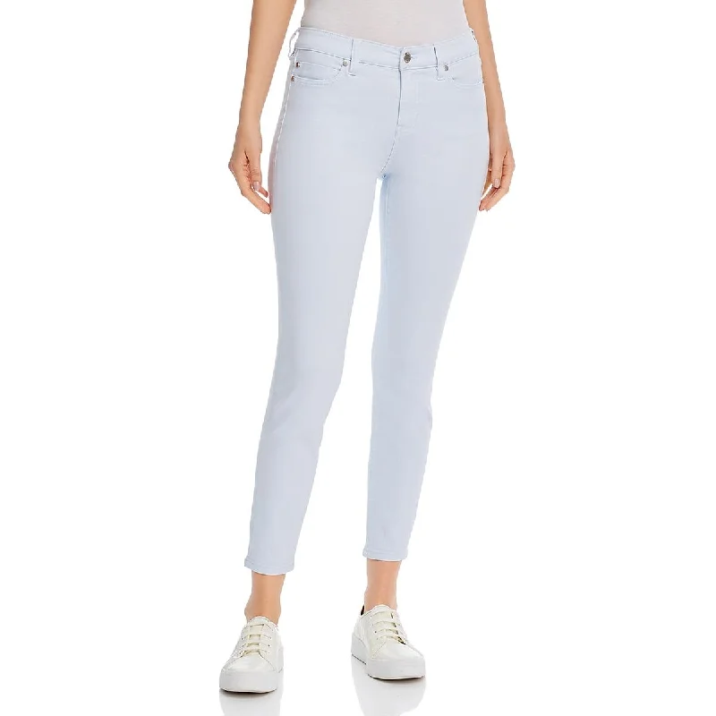 Nic + Zoe Womens Denim Light Skinny Jeans Stylish Acid-Wash Jeans