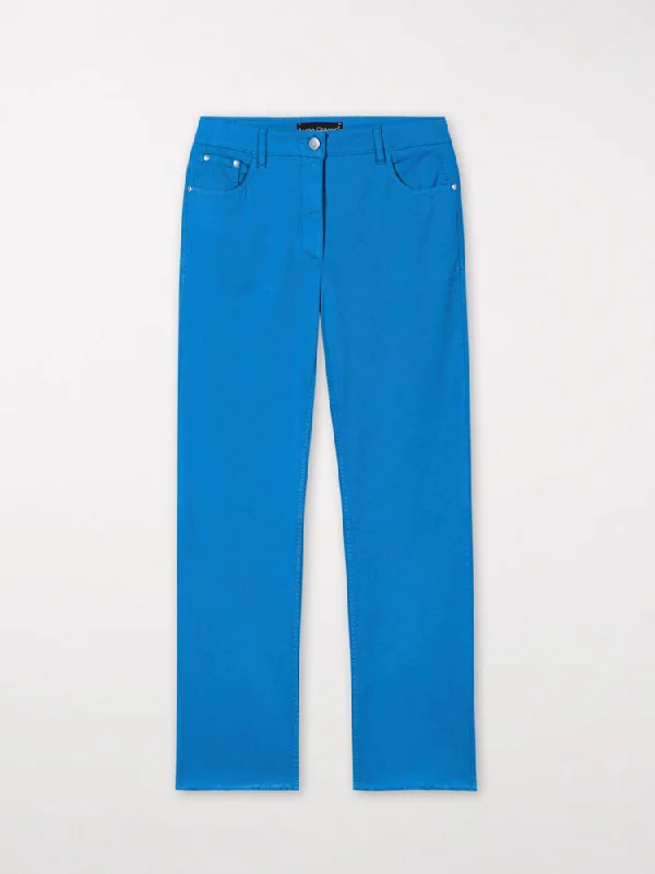 Luisa Cerano Baby Flare Jeans Azur Comfortable Straight-Legged Denim