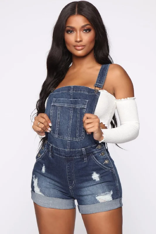 Streetwear Ripped Jeans Overalls For Women Comfortable Stretch Denim Jeans