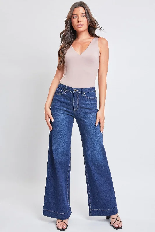 Women’s  Wide Leg Jeans Trendy Vintage Denim Jeans